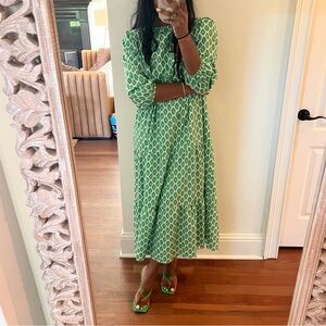 Vintage green dress and shoes!!